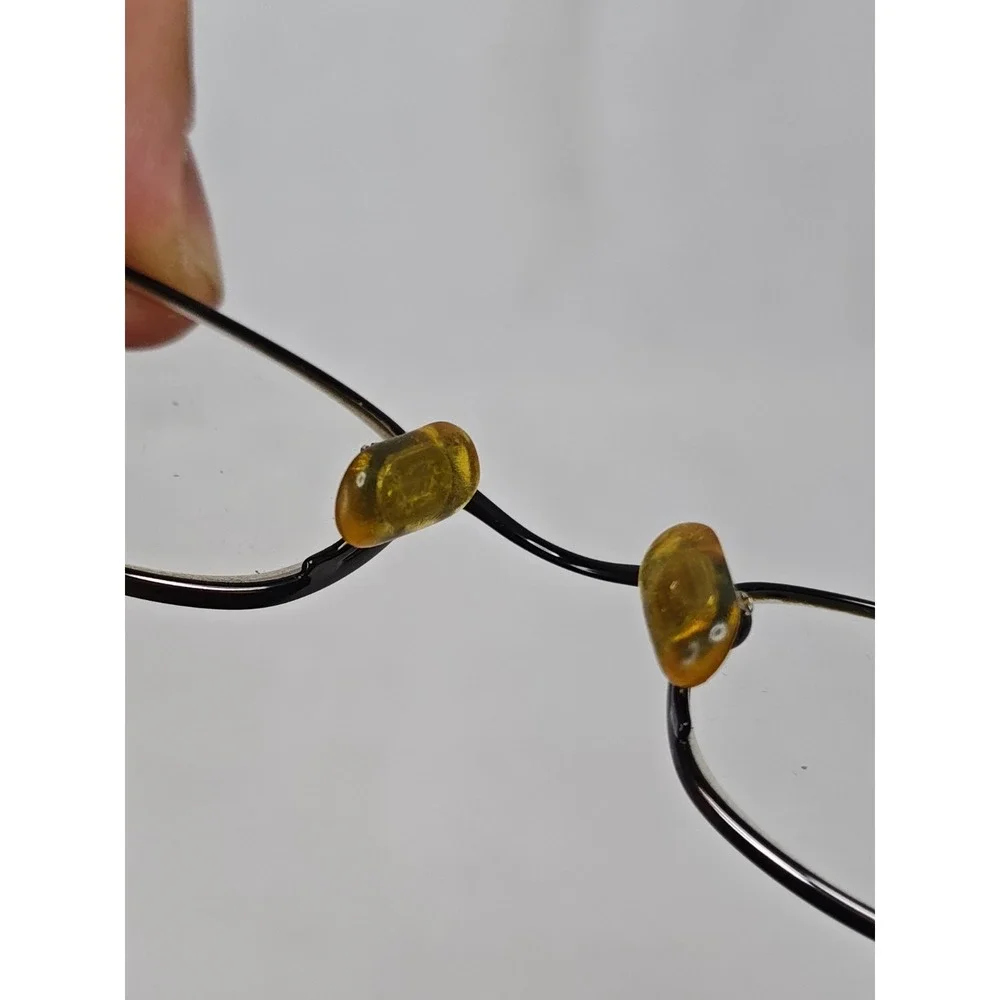 Nike Flexon 4062 001 Black Oval Eyeglass Frames Memory Metal w/ Hard Case